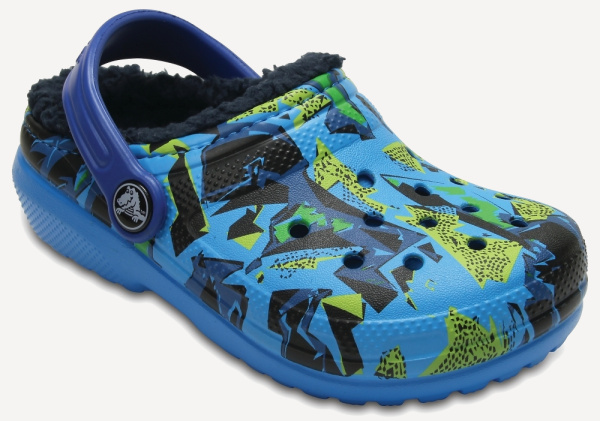 Сабо Classic Lined Graphic Clog K (J3 EU 34-35 СМ 21.7; Ocean/Navy)